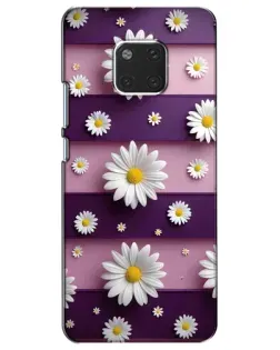 Чехол для Huawei Mate 20 (HMA-L09, HMA-L29) с картинкой «Ромашки на фиолетовом» Чехол для Huawei Mate 20 (HMA-L09, HMA-L29) с картинкой «Ромашки на фиолетовом»