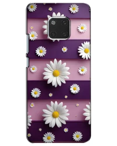 Чехол для Huawei Mate 20 (HMA-L09, HMA-L29) с картинкой «Ромашки на фиолетовом» Чехол для Huawei Mate 20 (HMA-L09, HMA-L29) с картинкой «Ромашки на фиолетовом»