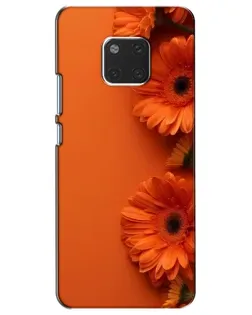 Чехол для Huawei Mate 20 (HMA-L09, HMA-L29) с картинкой «Оранжевые герберы» Чехол для Huawei Mate 20 (HMA-L09, HMA-L29) с картинкой «Оранжевые герберы»