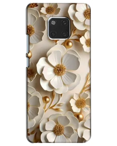 Чехол для Huawei Mate 20 (HMA-L09, HMA-L29) с картинкой «Белие бумажние цвети» Чехол для Huawei Mate 20 (HMA-L09, HMA-L29) с картинкой «Белие бумажние цвети»