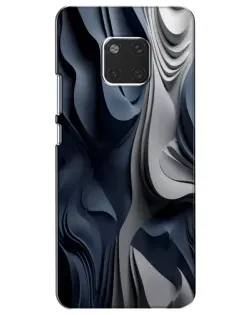 Чехол для Huawei Mate 20 (HMA-L09, HMA-L29) с картинкой «Объемные синие складки» Чехол для Huawei Mate 20 (HMA-L09, HMA-L29) с картинкой «Объемные синие складки»