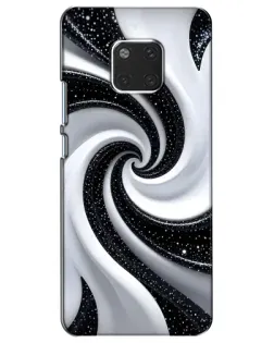 Чехол для Huawei Mate 20 (HMA-L09, HMA-L29) с картинкой «Черно-белая спираль» Чехол для Huawei Mate 20 (HMA-L09, HMA-L29) с картинкой «Черно-белая спираль»