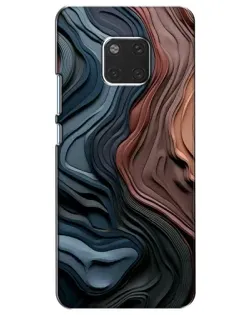 Чехол для Huawei Mate 20 (HMA-L09, HMA-L29) с картинкой «Цветные волны каньона»