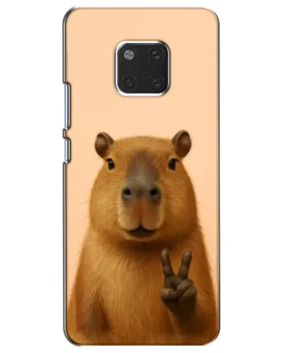Чехол для Huawei Mate 20 (HMA-L09, HMA-L29) с картинкой «Капибара виктория» Чехол для Huawei Mate 20 (HMA-L09, HMA-L29) с картинкой «Капибара виктория»