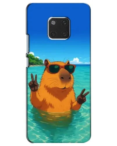 Чехол для Huawei Mate 20 (HMA-L09, HMA-L29) с картинкой «Морская капибара» Чехол для Huawei Mate 20 (HMA-L09, HMA-L29) с картинкой «Морская капибара»