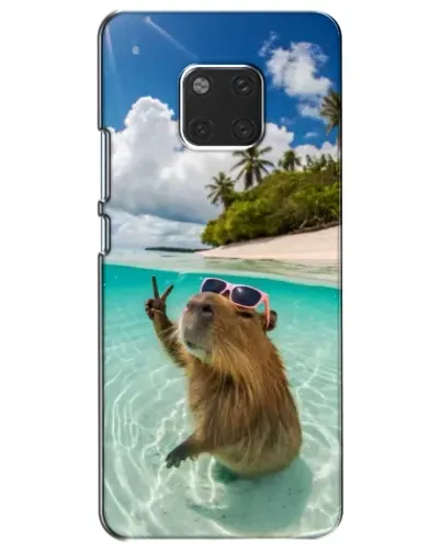 Чехол для Huawei Mate 20 (HMA-L09, HMA-L29) с картинкой «Капибара на море» Чехол для Huawei Mate 20 (HMA-L09, HMA-L29) с картинкой «Капибара на море»