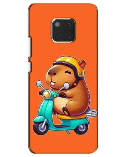 Чехол для Huawei Mate 20 (HMA-L09, HMA-L29) с картинкой «Капибара на скутере» Чехол для Huawei Mate 20 (HMA-L09, HMA-L29) с картинкой «Капибара на скутере»