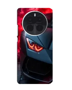 Чехол для Huawei Mate 70 Air с картинкой «Lamborghini красное сияние»