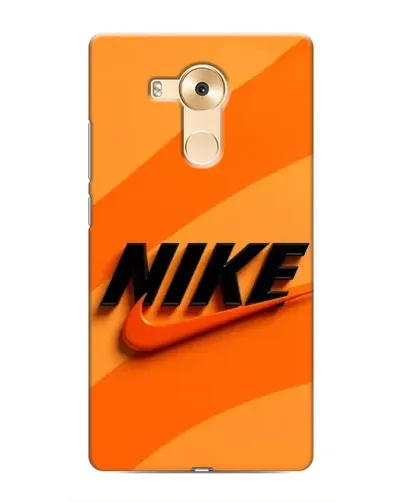 Чехол для Huawei Mate 8 (NXT) с картинкой «Оранжевый драйв Nike»