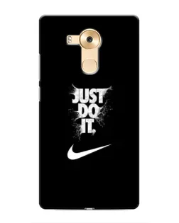 Чехол для Huawei Mate 8 (NXT) с картинкой «Текстовый принт Nike»