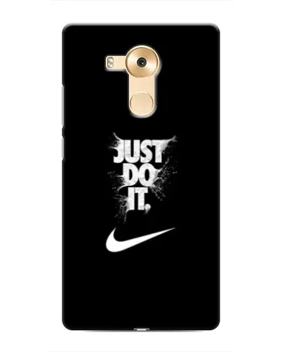 Чехол для Huawei Mate 8 (NXT) с картинкой «Текстовый принт Nike»