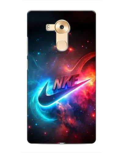 Чехол для Huawei Mate 8 (NXT) с картинкой «Огненный логотип Nike»
