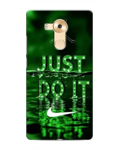Чехол для Huawei Mate 8 (NXT) с картинкой «Зеленый неоновый Nike»