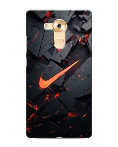 Чехол для Huawei Mate 8 (NXT) с картинкой «Nike — эффект разломов»