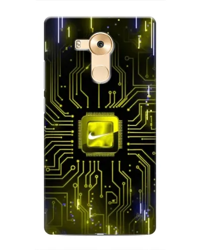 Чехол для Huawei Mate 8 (NXT) с картинкой «Nike — золотая искра»