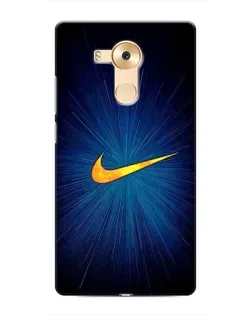 Чехол для Huawei Mate 8 (NXT) с картинкой «Синий пульс Nike»