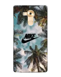 Чехол для Huawei Mate 8 (NXT) с картинкой «Тропический принт Nike»