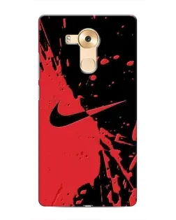 Чехол для Huawei Mate 8 (NXT) с картинкой «Красные брызги Nike»