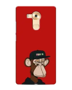 Чохол для Huawei Mate 8 (NXT) з картинкою «Bored Ape — червоний фон» Чохол для Huawei Mate 8 (NXT) з картинкою «Bored Ape — червоний фон»