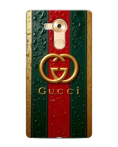 Чехол для Huawei Mate 8 (NXT) с картинкой «Gucci — фирменная полоса и золото» Чехол для Huawei Mate 8 (NXT) с картинкой «Gucci — фирменная полоса и золото»