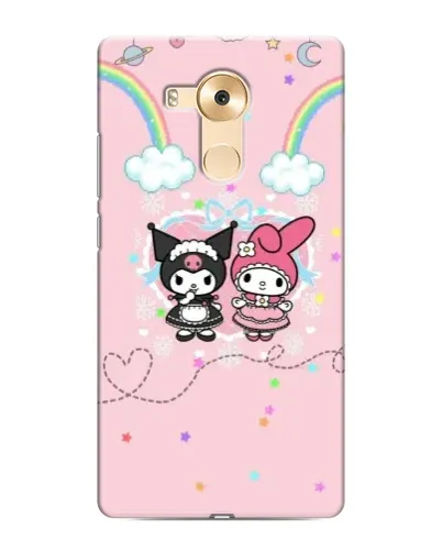 Чехол для Huawei Mate 8 (NXT) с картинкой «My Melody и Kuromi»