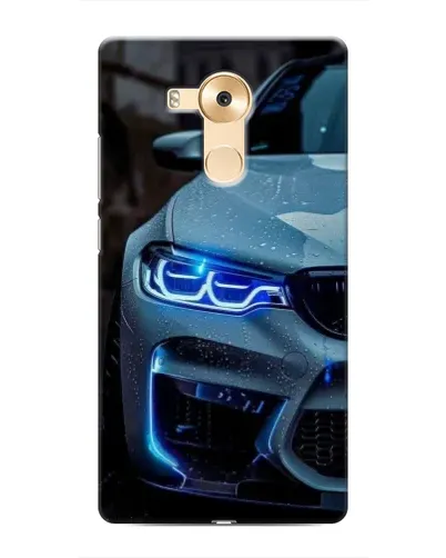 Чохол для Huawei Mate 8 (NXT) з картинкою «Погляд BMW з синіми фарами»