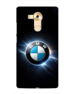 Чохол для Huawei Mate 8 (NXT) з картинкою «BMW — неонове сяйво»