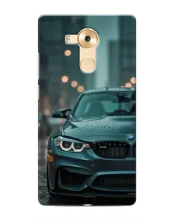 Чохол для Huawei Mate 8 (NXT) з картинкою «BMW у вогнях міста»