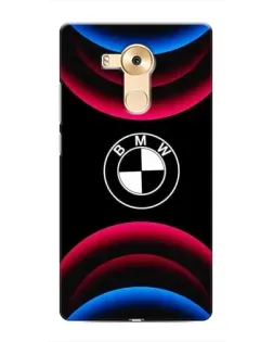 Чохол для Huawei Mate 8 (NXT) з картинкою «Логотип BMW та неонові дуги»