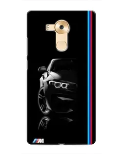Чохол для Huawei Mate 8 (NXT) з картинкою «Силует BMW в темряві»