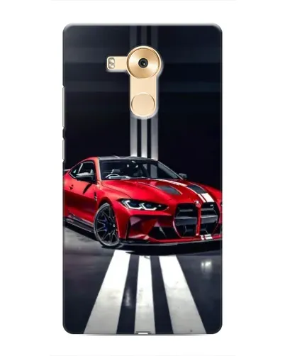 Чохол для Huawei Mate 8 (NXT) з картинкою «Червона BMW на дорозі»