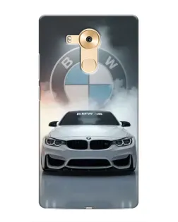 Чохол для Huawei Mate 8 (NXT) з картинкою «BMW в білому диму»