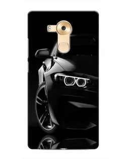 Чохол для Huawei Mate 8 (NXT) з картинкою «Чорна BMW — профіль»