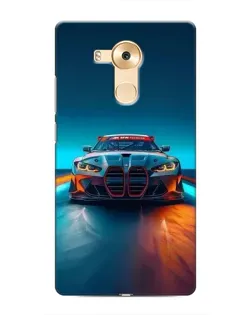 Чохол для Huawei Mate 8 (NXT) з картинкою «BMW — вогні неону»