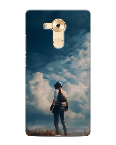 Чохол для Huawei Mate 8 (NXT) з картинкою «Герой PUBG на скелі»