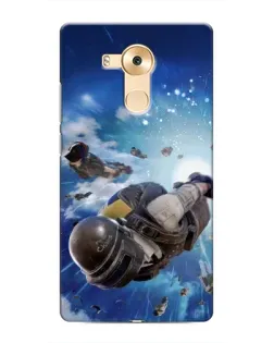 Чохол для Huawei Mate 8 (NXT) з картинкою «Десант PUBG — стрибок»