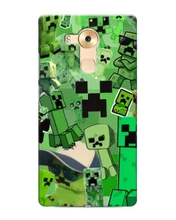 Чехол для Huawei Mate 8 (NXT) с картинкой «Криперы Minecraft» Чехол для Huawei Mate 8 (NXT) с картинкой «Криперы Minecraft»