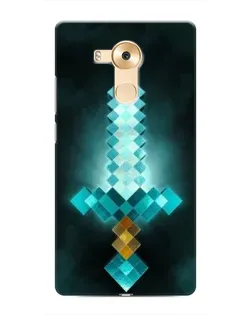 Чехол для Huawei Mate 8 (NXT) с картинкой «Алмазный меч неон» Чехол для Huawei Mate 8 (NXT) с картинкой «Алмазный меч неон»