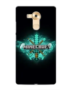 Чехол для Huawei Mate 8 (NXT) с картинкой «Minecraft Diamond лого» Чехол для Huawei Mate 8 (NXT) с картинкой «Minecraft Diamond лого»