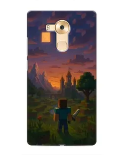 Чехол для Huawei Mate 8 (NXT) с картинкой «Стив у башни» Чехол для Huawei Mate 8 (NXT) с картинкой «Стив у башни»