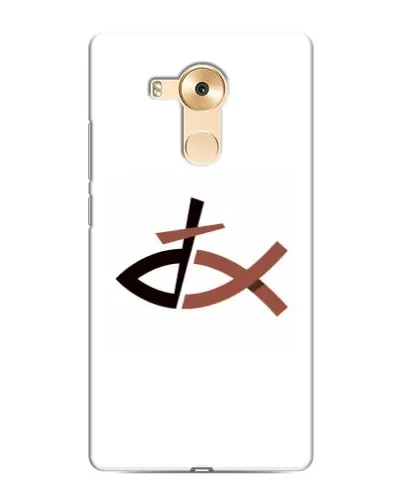 Чохол для Huawei Mate 8 (NXT) з картинкою «Риба та хрест»