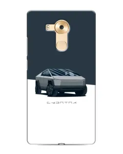 Чохол для Huawei Mate 8 (NXT) з картинкою «Сріблястий Cybertruck Tesla»