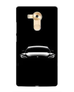 Чохол для Huawei Mate 8 (NXT) з картинкою «Фари Tesla Night»