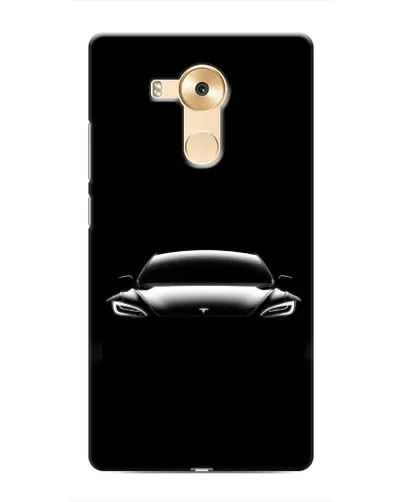 Чохол для Huawei Mate 8 (NXT) з картинкою «Фари Tesla Night»