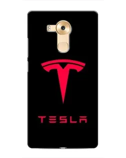 Чохол для Huawei Mate 8 (NXT) з картинкою «Tesla Red Logo»