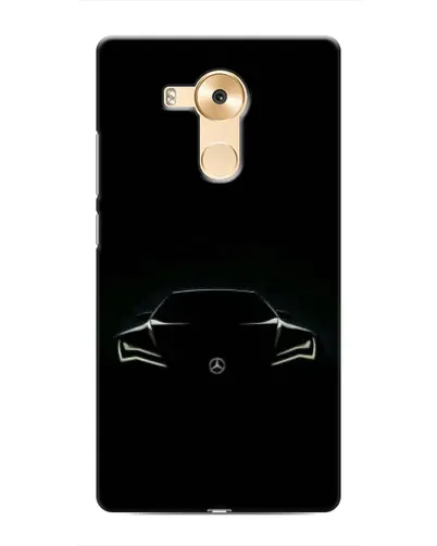 Чехол для Huawei Mate 8 (NXT) с картинкой «Mercedes — силуэт авто» Чехол для Huawei Mate 8 (NXT) с картинкой «Mercedes — силуэт авто»