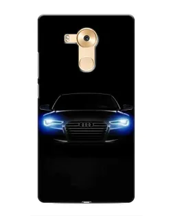 Чохол для Huawei Mate 8 (NXT) з картинкою «Audi в неоні»