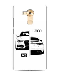 Чохол для Huawei Mate 8 (NXT) з картинкою «Audi — контрастний дизайн»