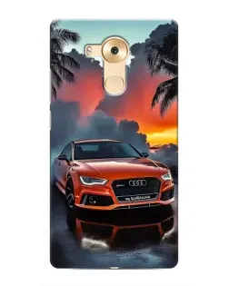 Чохол для Huawei Mate 8 (NXT) з картинкою «Audi — захід сонця»