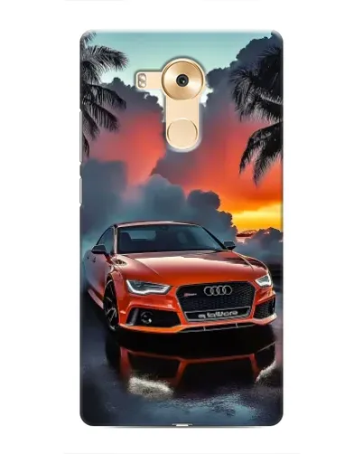 Чохол для Huawei Mate 8 (NXT) з картинкою «Audi — захід сонця»